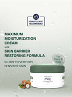 Moiz MM Skin Barrier Restoring Cream For Very Dry & Sensitive Skin, Shea Butter & Vitamin E