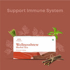 Shivamastu Ayurveda Wellnessbrew Herbal Tea - 20 Pyramid Teabags - Distacart