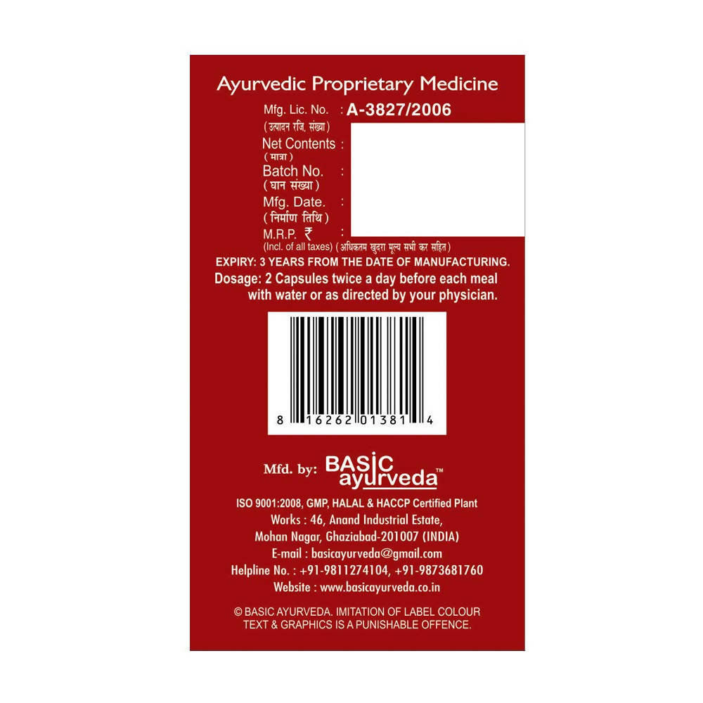 Basic Ayurveda ACV (Apple Cider Vinegar) Capsules Dosages