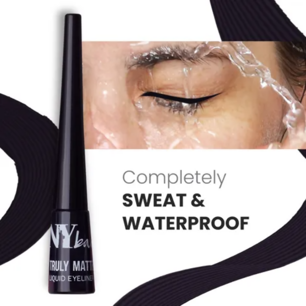 NY Bae Truly Matte Liquid Eyeliner - Bold Black - Distacart