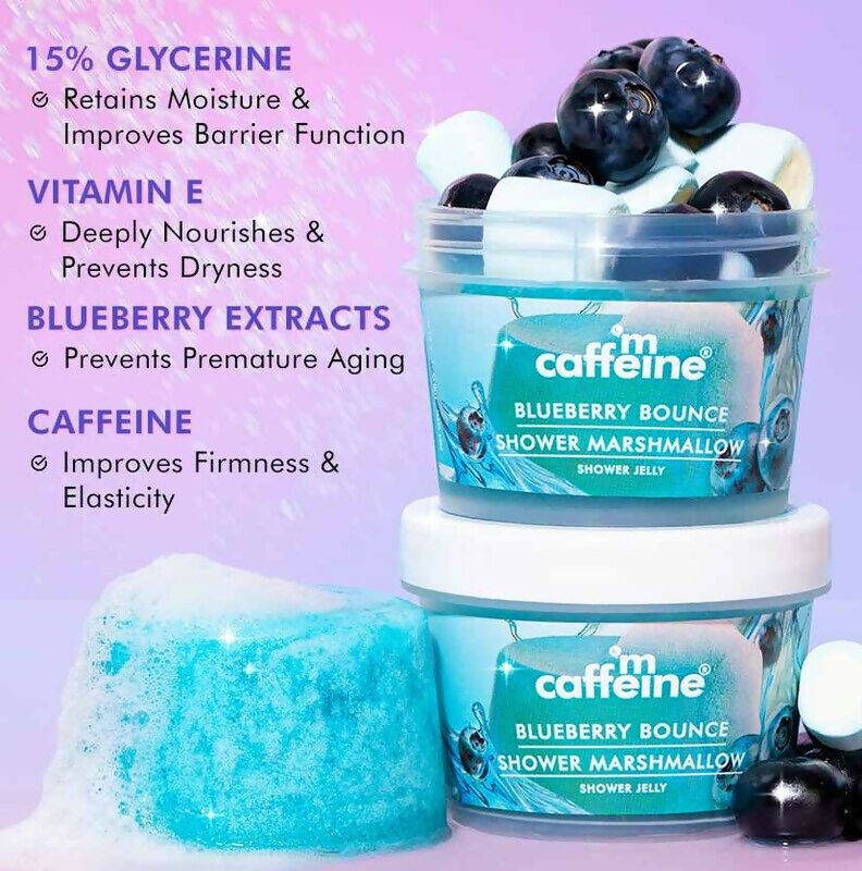 MCaffeine Blueberry Bounce Shower Marshmallow Shower Jelly Soap