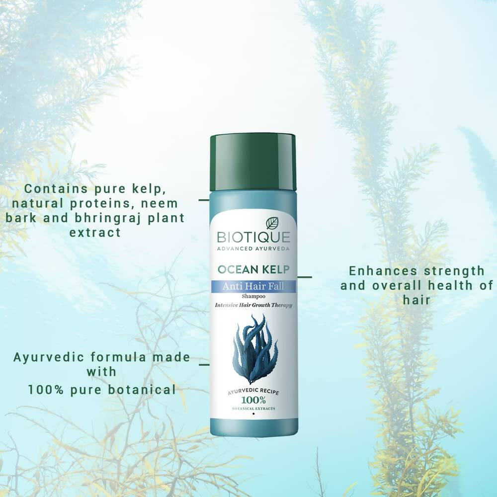 Biotique Ocean Kelp Anti Hair Fall Shampoo - Distacart