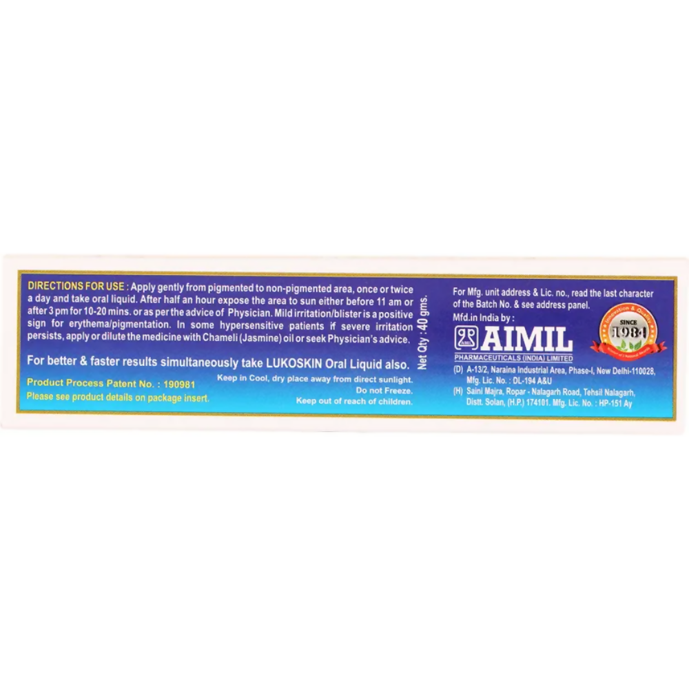 Aimil Lukoskin Ointment | Supports Skin Health - Distacart