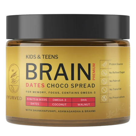 Iyurved Kids & Teens Brain Premium Dates Choco Spread