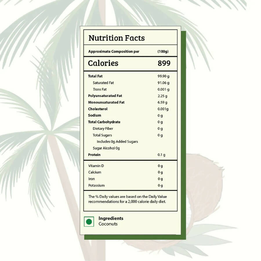 Gramiyaa Wood Cold Pressed Coconut Oil - Distacart