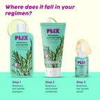 PLIX The Plant Fix Rosemary Anti Hairfall Regime 3% Redensyl Serum, Shampoo & Conditioner