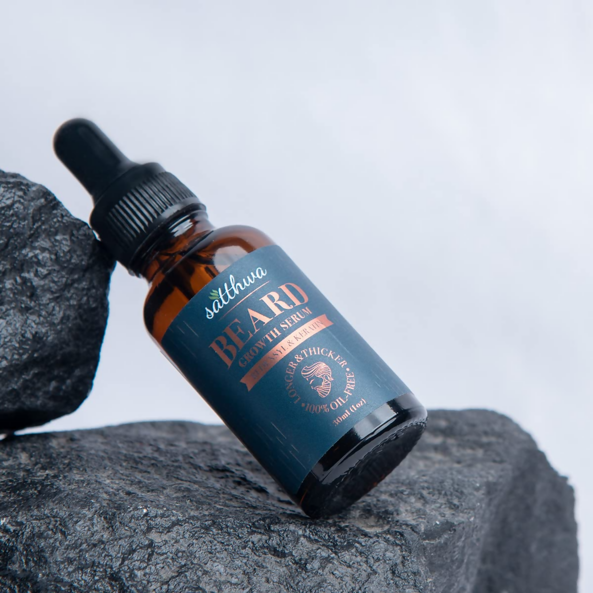 Satthwa Beard Growth Serum With Redensyl, Keratin & Biotin