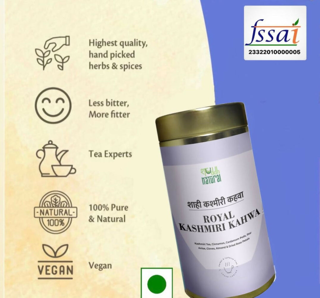 Shuddh Natural Gut Detox Tea Kashmiri Kahwa - Distacart