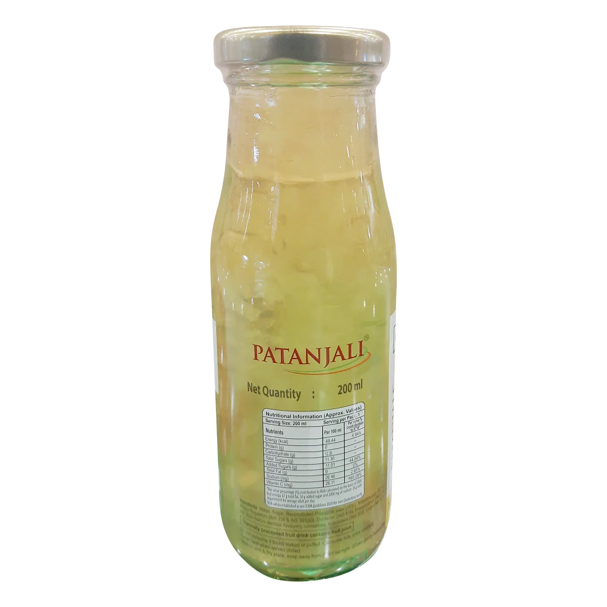 Patanjali Pineapple Aloe Chunk Drink - Distacart