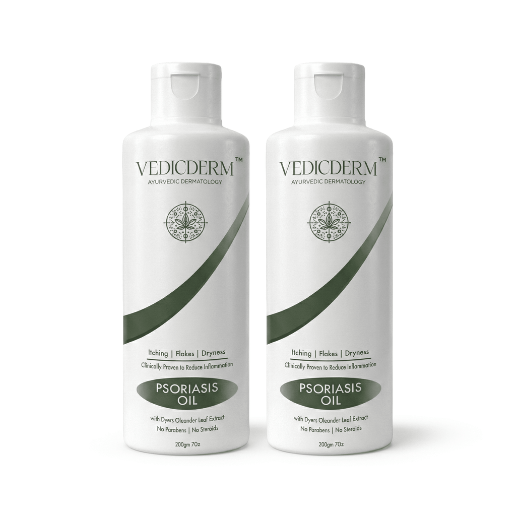 Vedicderm Psoriasis Oil 2-in-1 Skin + Scalp Relief Oil - Distacart
