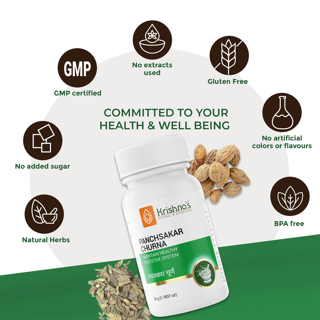 Krishna'S Herbal & Ayurveda Panchsakar Churna - Distacart