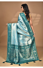 Morchari Women Desgin Two Dai Silk Saree-Multi