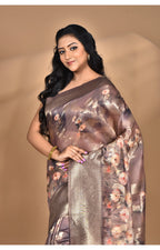Morchari Women Desgin Linen Silk Saree-Multi