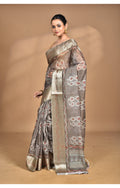 Morchari Chanderi Digital Print Saree-Multi