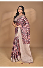 Morchari Women Desgin Linen Silk Saree-Multi