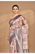 Morchari Women Desgin Linen Silk Saree-Multi