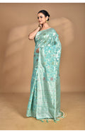 Morchari Women Desgin Chanderi Silk Saree-Green