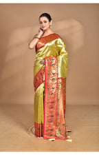Morchari Women Desgin Banarasi Silk Saree-Multi