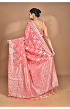 Morchari Women Desgin Chanderi Silk Saree-Peach