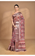 Morchari Chanderi Digital Print Saree-Multi