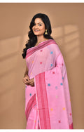 Morchari Women Desgin Chanderi Silk Saree-Pink