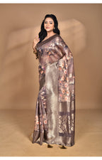 Morchari Women Desgin Linen Silk Saree-Multi