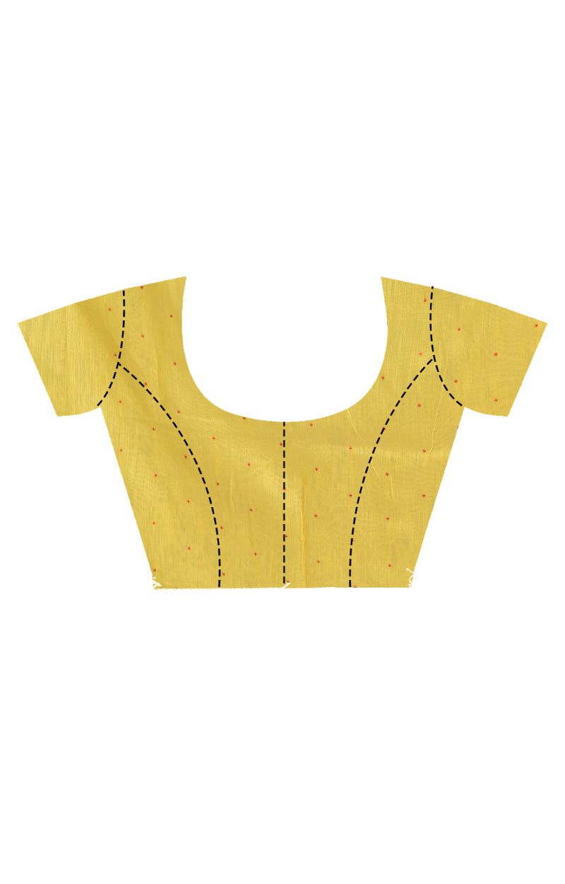 Morchari Women Desgin Chanderi Silk Saree-Yellow