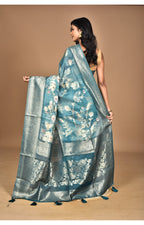 Morchari Women Desgin Linen Silk Saree-Multi