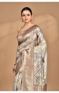 Morchari Women Desgin Linen Silk Saree-Multi