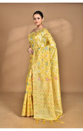 Morchari Women Desgin Chanderi Silk Saree-Yellow