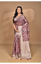 Morchari Women Desgin Linen Silk Saree-Multi