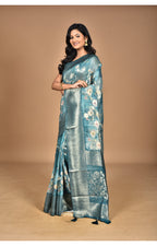 Morchari Women Desgin Linen Silk Saree-Multi
