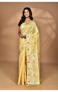 Morchari Women Desgin Chanderi Silk Saree-Yellow