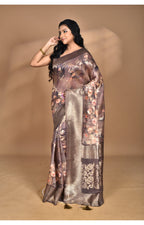 Morchari Women Desgin Linen Silk Saree-Multi
