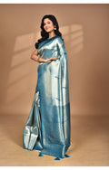 Morchari Women Desgin Banarasi Silk Saree-Green