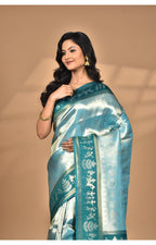 Morchari Women Desgin Two Dai Silk Saree-Multi