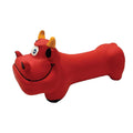 Goofy Tails Latex Dog Toys - Bull (Red)