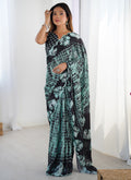 Vegaa Fashion Multi Color Chinon Printed Party Wear Saree - Distacart