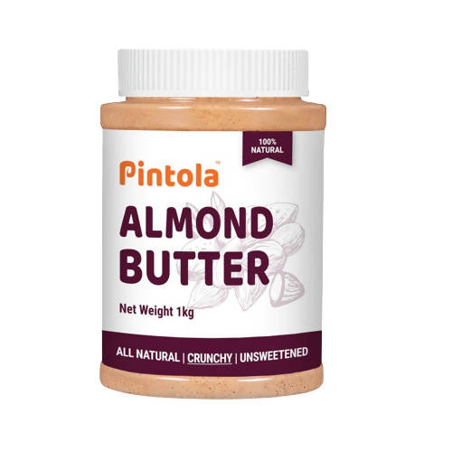 Pintola Natural Crunchy Almond Butter - Distacart