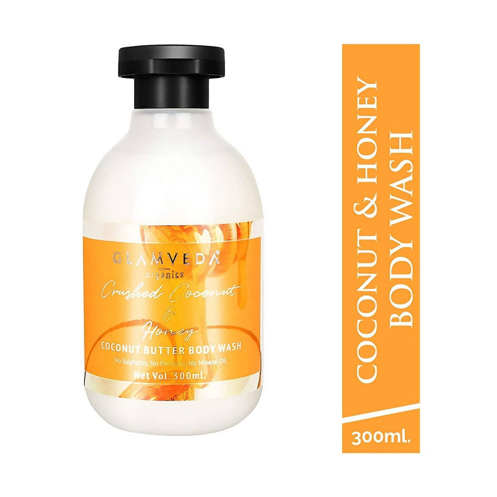 Glamveda Crushed Coconut Moisturizing Body Wash & Lotion Combo Pack