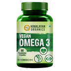 Himalayan Organics Vegan Omega 3 With Omega 3-6-9: 90 Vegetarian Capsules