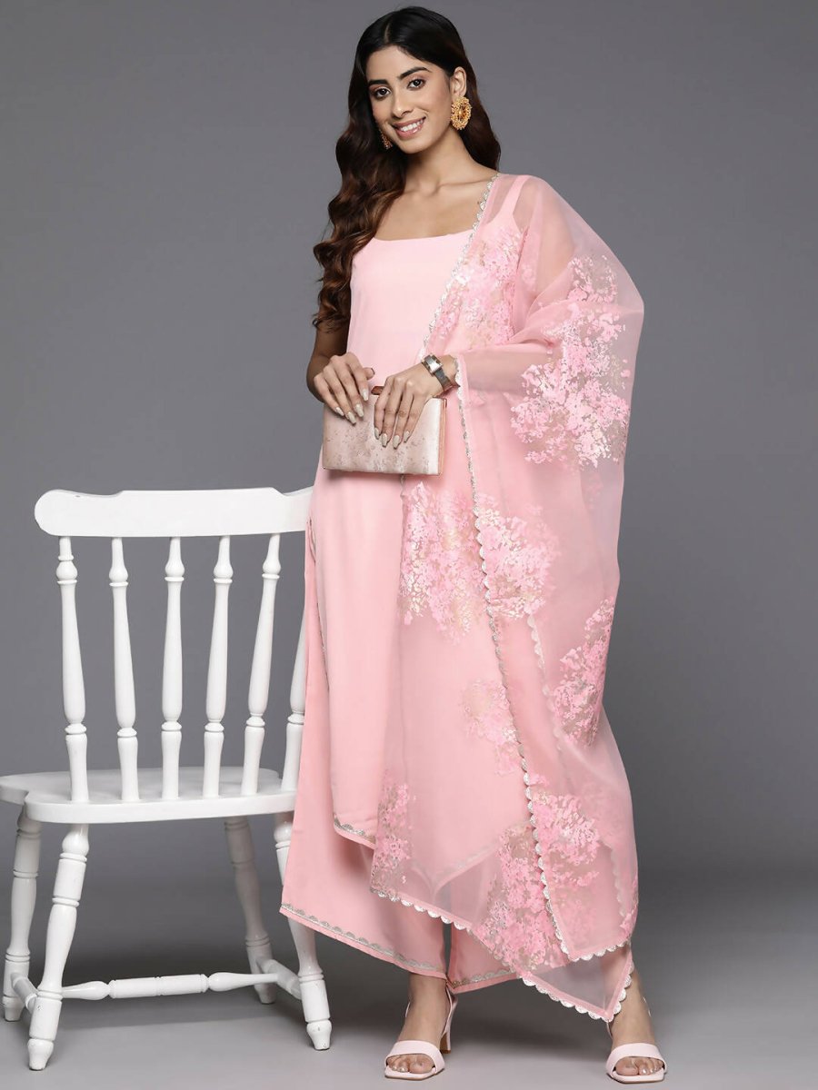 Ahalyaa Women's Traditional wear Kurta Set - Pink