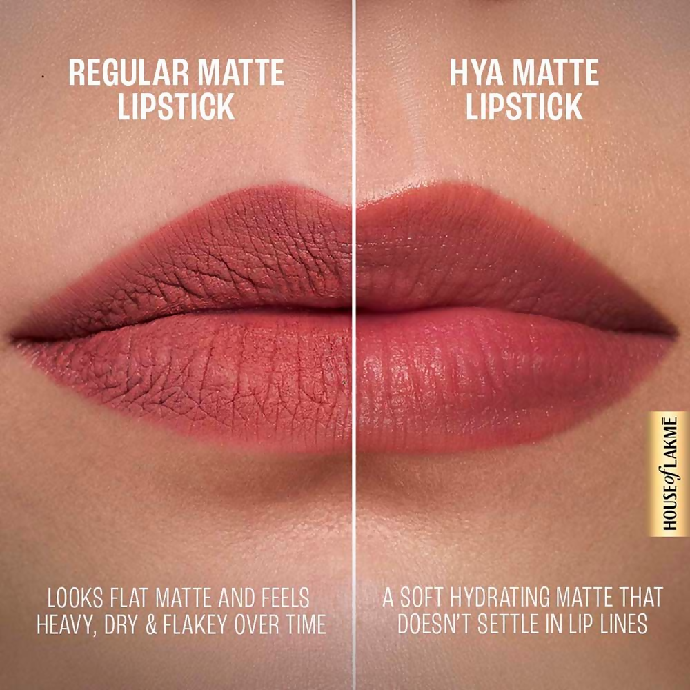 Lakme 9to5 Hya Matte Lipstick - Plum Pitch
