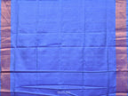 Peach and Light Blue Uppada Silk Handloom Saree with Body Buta Design - Global Threads