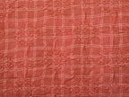 Peach Bandhani Silk Handloom Dupatta with Mango and Border Design - Global Threads