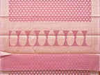 Peach Cut Work Cotton Silk Saree with All Over Banaras Design - Global Threads