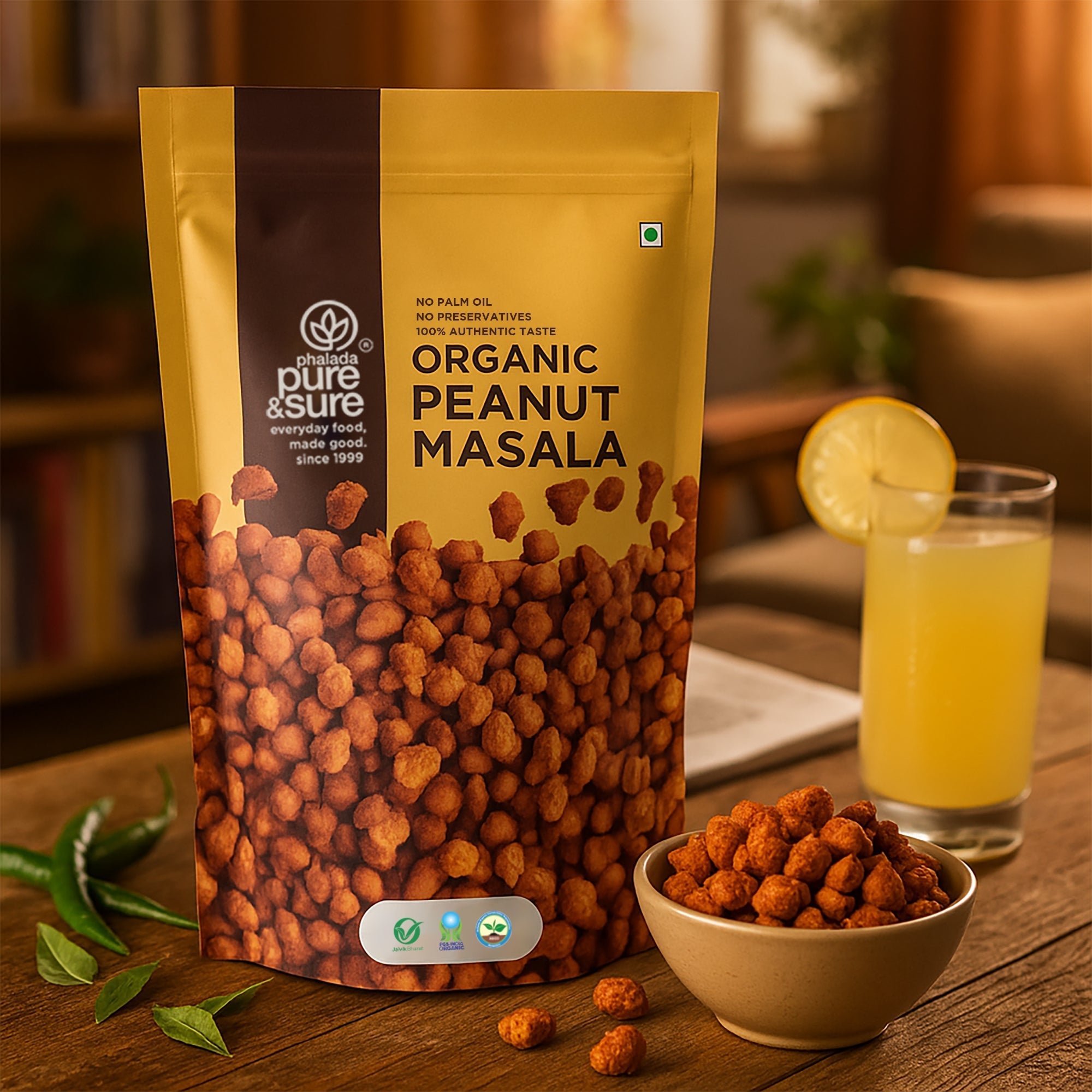 Pure & Sure Organic Peanut Masala - Distacart