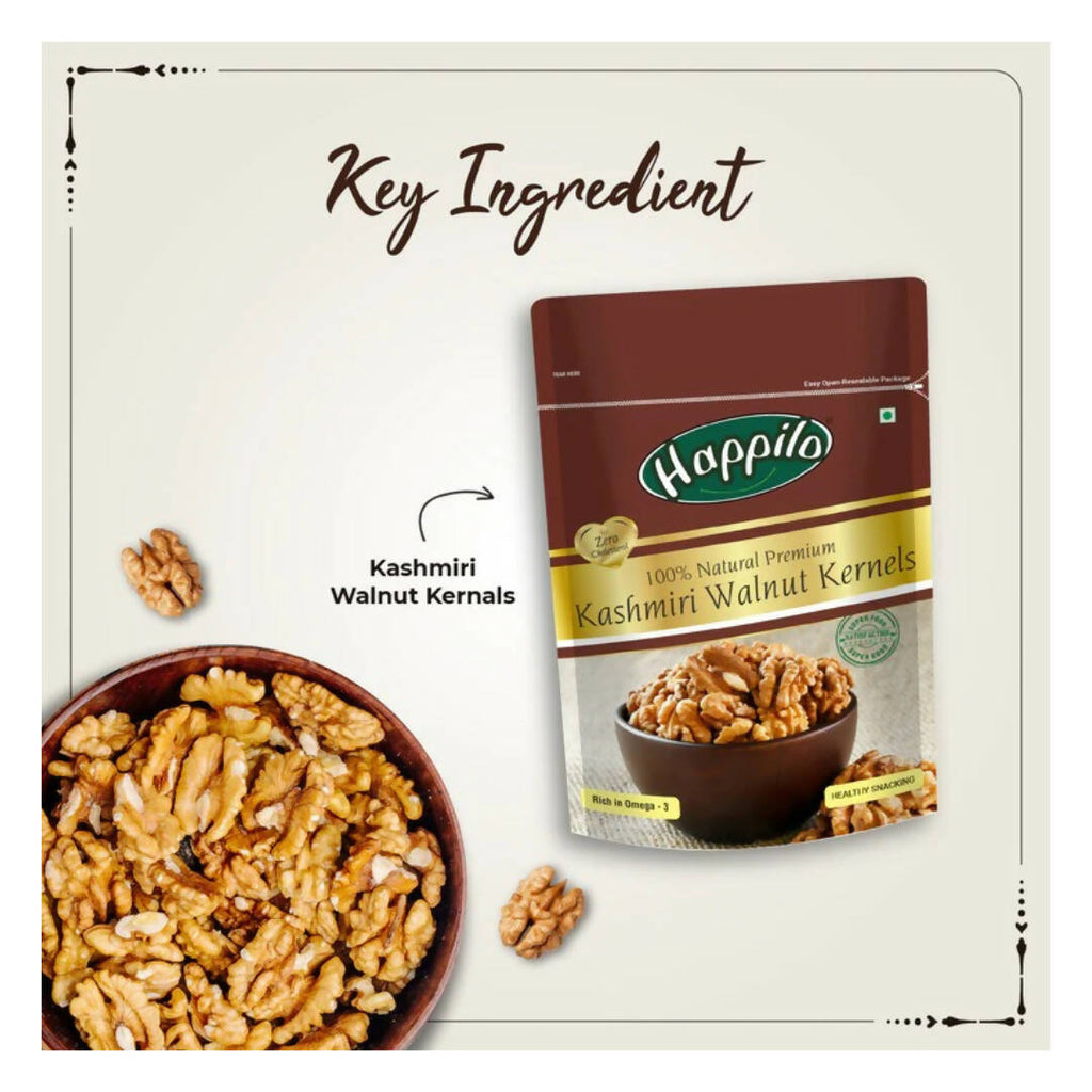 Happilo 100% Natural Kashmiri Walnut Kernels