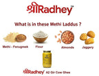 Shreeradhey Methi Laddu with Jaggery without Sugar
