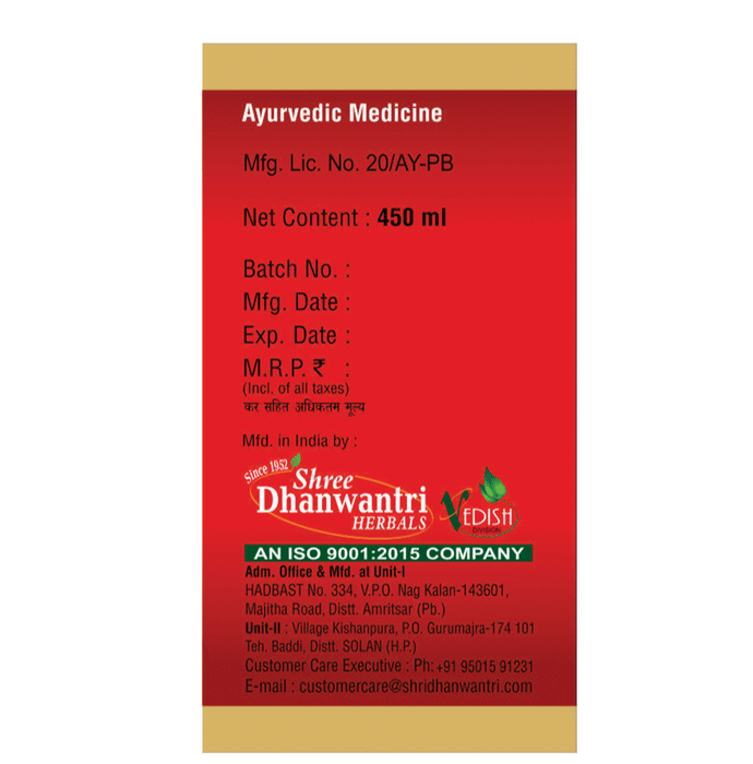 SDH Naturals Kumaryasava Syrup